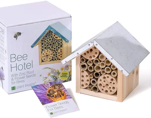 Bee Hotel & Flower Seeds for Bees