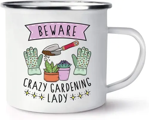 Beware Crazy Gardening Mug