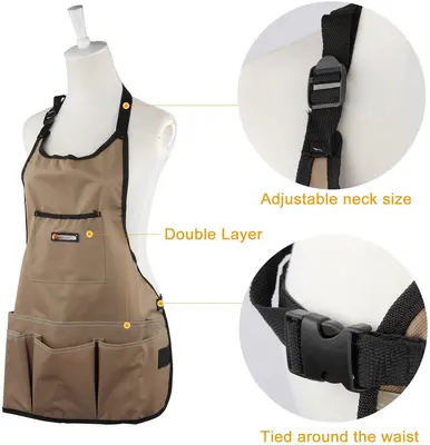 Oxford Cloth Garden Apron Thickening Garden Tools Belt Multifunction Waterproof Wear-resistant for Women Men