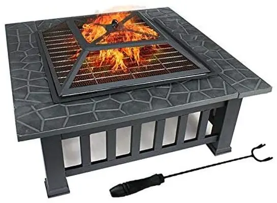 Square Table Firepit Garden Patio Heater