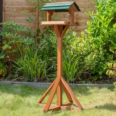 Maypole Anti-fungal Heavy Duty Wooden Bird Table Hand Built in the UK
