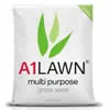 A1 Lawn - Multi Purpose Grass Seed, 10kg (280m2) - Fast Growing UK Quality, Fresh, Pet & Child Friendly - Ideal for Patch Repair, Over Seeding, New Lawns & Thickening. DEFRA Approved (AMPRO26)