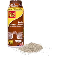 The Big Cheese Mole Scatter Granules - 450g, Natural/ Biodegradable Eﬀective Mole Deterrent Harmless to Animal